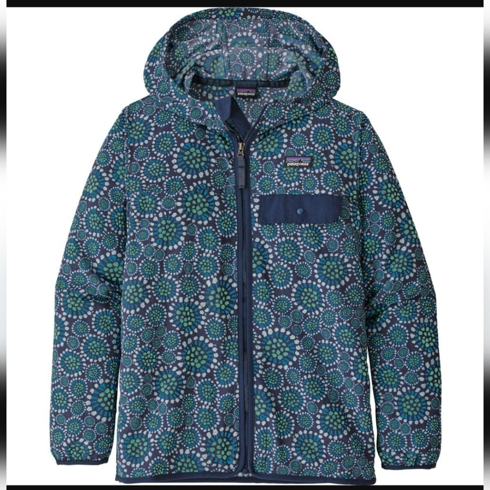 Nwt kids patagonia baggies jacket large hood coat